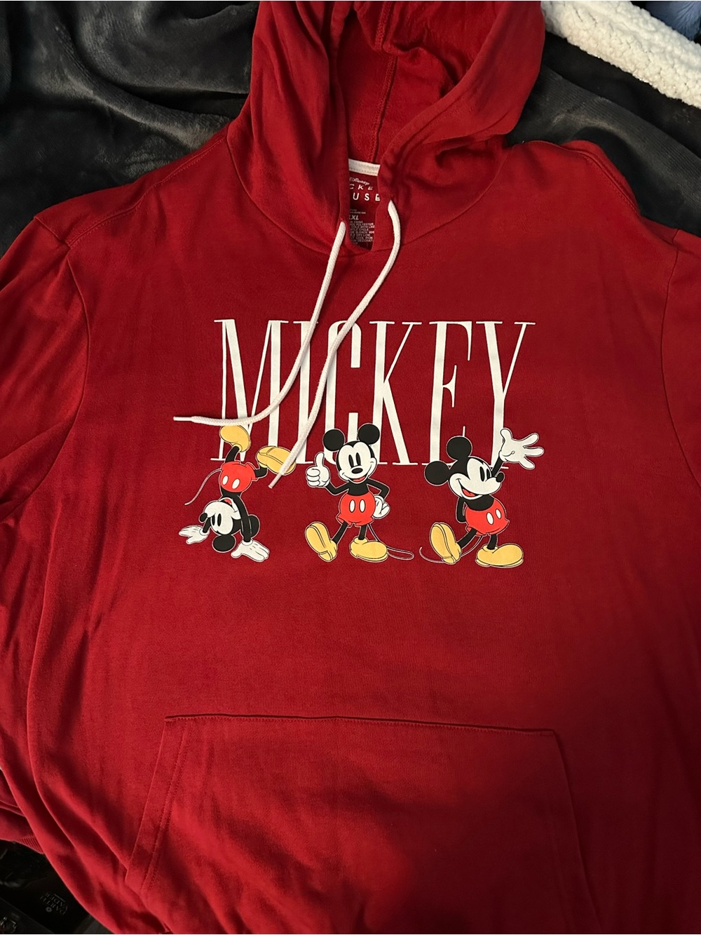 Disney Mickey Red Hoodie 2XL